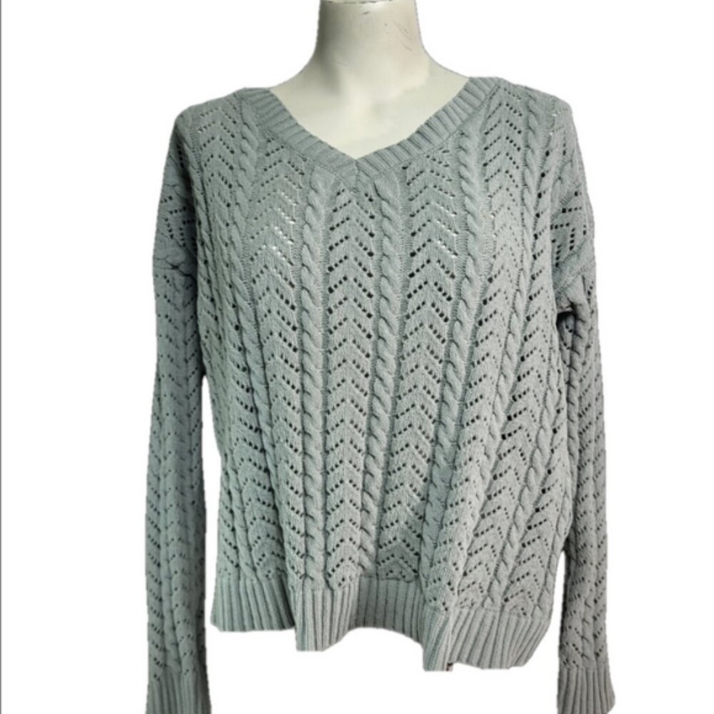 Jessica Simpson Green Slouch Sweater